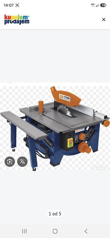 Kružna sto testera DEXTER 1500 W - Snaga motora: 1500 W - Prečnik