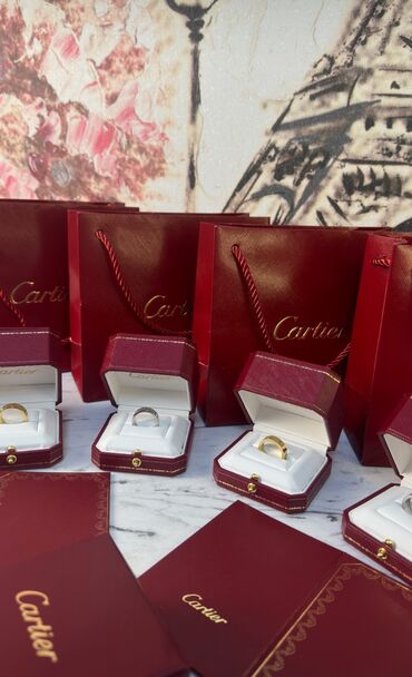 серебро кольца мужские: В наличии кольца от бренда Cartier Цена колец 2980 сом со скидкой 20%