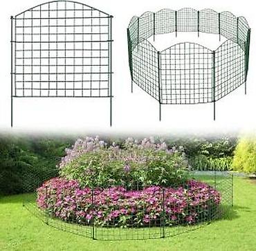 Baštenska dekoracija: Dekorativna baštenska ograda – komplet set cca 3,9 m - Tip — 21