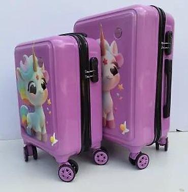 Rančevi, torbe i koferi: Dečji koferi – set 2 komada, motiv jednoroga - Tvrda školjka u — 8