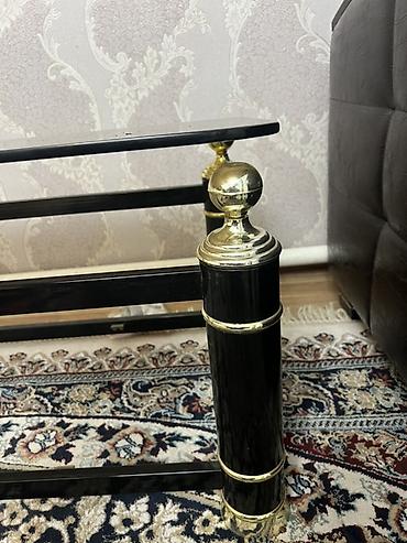 стеклянный стол офисный: Стеклянный журнальный столик в классическом стиле. - Прямоугольная — 3