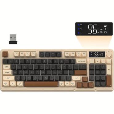Аудиотехника: FREEWOLF M96 Wireless Film Gaming Keyboard