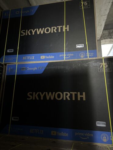 Телевизоры: ❄️❄️☃️☃️телевизоры skyworth 75q66g и 190 см 75" 4k (google tv) -