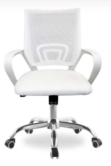 Ofis və oyun kresloları: Yeni, Təkərli, Qolları tənzimlənmir, Parça — 23