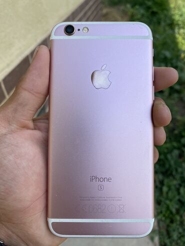 apple 11 pro max: IPhone 6s, Б/у, 64 ГБ, Розовый, Зарядное устройство, Чехол, 100 %