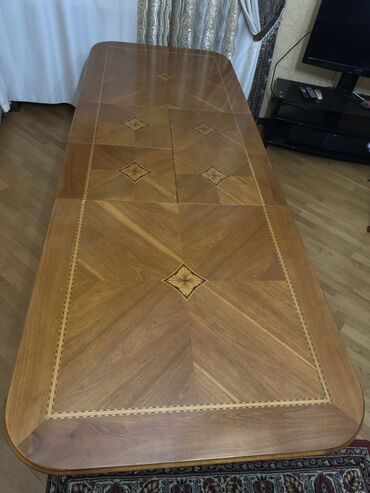 Masa və oturacaq dəstləri: Qonaq otağı üçün, Açılan, 8 stul — 8