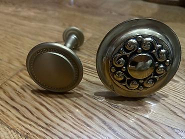 Другой декор и предметы интерьера: 6шт бронзовых настенных держателей для штор (крючки-распошники) из — 3