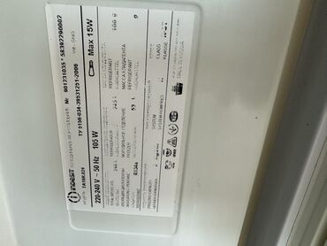 Аудиотехника: Indesit soyuducu - Model: TA16R.024 (etiketdə göstərilib) -