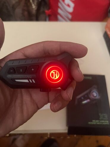 Qulaqcıqlar: HENGJIANG X3 – dəbilqə üçün Bluetooth qulaqlıq və işıqlı idarəetmə — 8