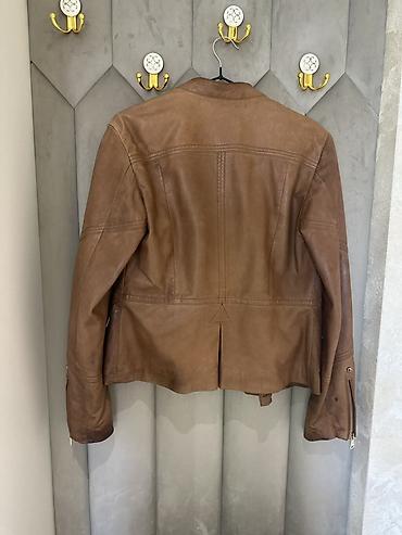 drap kişi godəkcəsi: Massimo Dutti təbii dəridən qadın gödəkçə (kurtka)
M olcu — 3