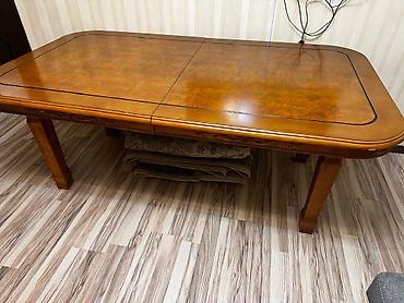 dressing table: Стол трансформер Для зала, Раскладной стол, цвет - Коричневый — 1