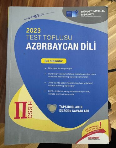 tarix 1 ci hisse pdf: Azərbaycan Dili test toplusu yeni 2 ci hisse, içi təmizdir yazılmayıb