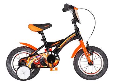 aviator jakne: Bicikl kids Visitor Truck 12" – crno/narandžasti - Dimenzija točkova — 1