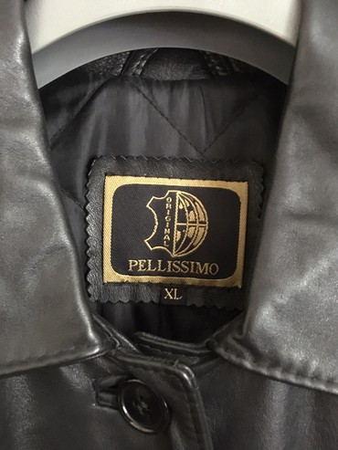 Ostale jakne, kaputi, prsluci: Nova Italijanska kožna jakna crne boje, postavljena i vatirana, jako — 5