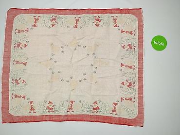 скатертина: Скатертина 70 x 88, колір - Червоний, стан - Дуже гарний — 3