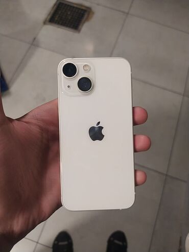 apple 13 mini qiymeti: IPhone 13 mini, 128 ГБ, Starlight, Отпечаток пальца, Face ID