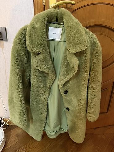 elf bar topdan satis: Palto, Bershka, S, rəng - Yaşıl — 1