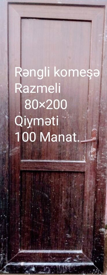 avropa qapilari qiymetleri 2023: İşlənmiş Plastik qapı 80x200 sm, Zəmanətsiz, Ödənişli çatdırılma, Ödənişli quraşdırma