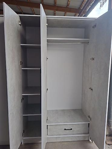 Шкафы для ванной: Шифоньер, шкаф для одежды, Новый, Прямой, ЛДСП — 4