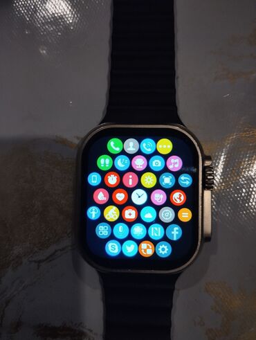 sederek saat: İşlənmiş, Smart saat, Sensor ekran, rəng - Gümüşü