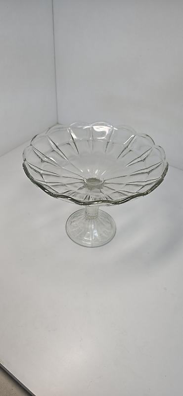 а51 чехол: Фруктовница 1960г. СССР, стекло, целая-350с — 1