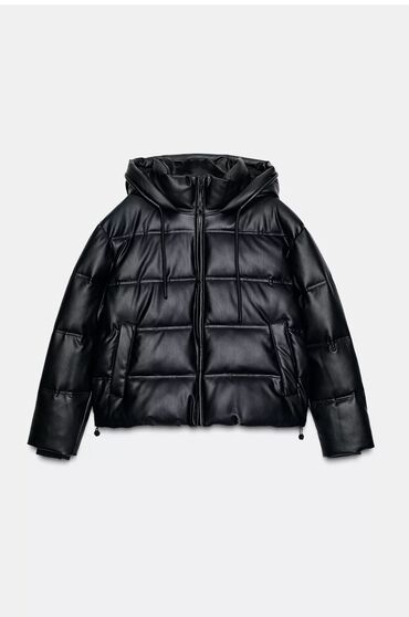 женские зимние кожаные куртки: Dəri kurtka, Zara, S