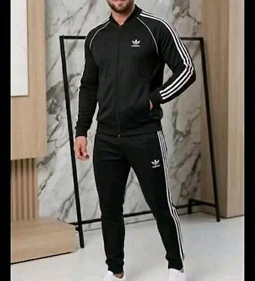adidas pamucne trenerke: Muški komplet trenerke – gornji deo i donji deo - Model: klasična — 3