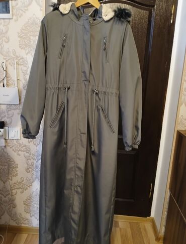 санки с рулем: Пальто, L, цвет - Серый