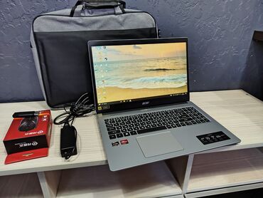ноутбуки в кыргызстане: Ноутбук, Acer, 16 ГБ ОЗУ, AMD Ryzen 5, 15.6 ", Новый, Для работы, учебы, память SSD