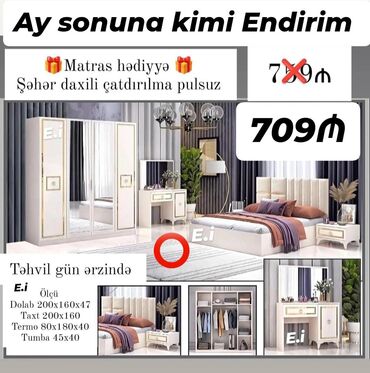 истикбал мебель в баку: *Yataq dəsti / Yataq otağı mebeli 709 AZN 💥* ✔️Rəng seçimi var ✔️ lalafo.az -da истикбал мебель в баку: *Yataq dəsti / Yataq otağı mebeli 709 AZN 💥* ✔️Rəng seçimi var ✔️