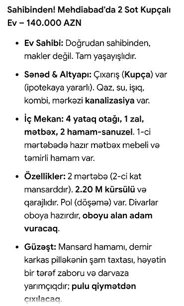 zig store evlər: 5 otaqlı, 170 kv. m, Kredit yoxdur, Yeni təmirli — 9
