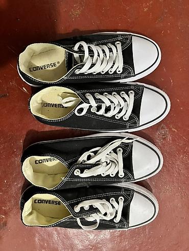 бу серебро: Мужские кроссовки, 39, 40, Converse, Новый, цвет - Черный — 1