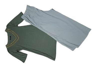 salovi i kapa: 2XL (EU 44), Viscose, Single-colored, color - Khaki