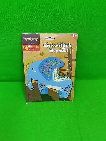 blue elephant: Вышивка слон для детского творчества🧶 Комплектация товара: шаблон — 1