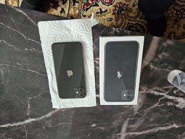 iphone 11 qiymeti 64 gb: IPhone 11, 64 GB, Qara, Face ID, Barmaq izi