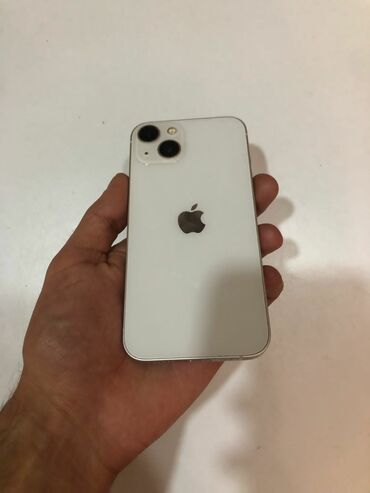 dubayski iphone 12: IPhone 13, 128 GB, Ağ, Zəmanət, Simsiz şarj, Face ID