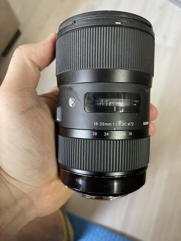 объектив sigma: Sigma 18-35 f1,8 под Canon. Состояние хорошее. Сколов, трещин