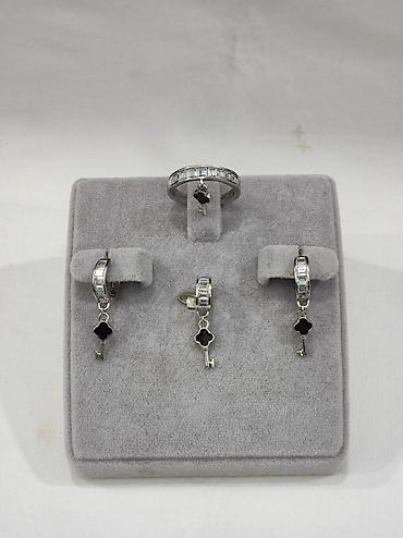 Серебряные наборы украшений: Серебряный Набор в стиле Ванклиф Серебро 925 пробы Дизайн Италия — 8