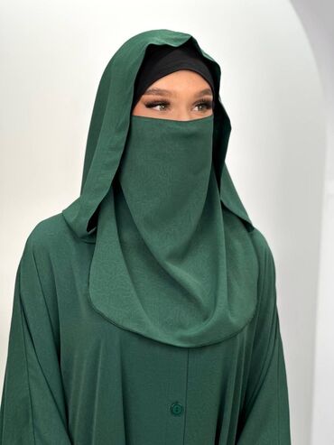 хиджаб химар: Повседневное платье, Made in KG, Осень-весна, Длинная модель, Шелк, XL (EU 42), 2XL (EU 44), 3XL (EU 46)