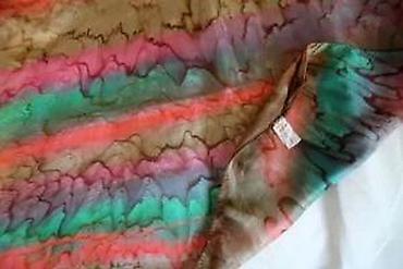 Marame: Marame hand made 100% Pure silk, UNIKAT. Cena za komad 1. Marama hand — 12