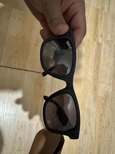 смарт кольцо: Солнцезащитные очки очки, Ray-Ban, Унисекс, Вайфареры, Линзы поляризованные, Б/у — 3
