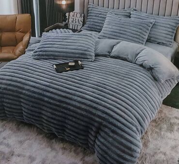 Ćebad i pokrivači: 🔥Plišane rebraste posteljine🔥 🔥Jorganska navlaka-200*220 🔥Čaršaf na — 3