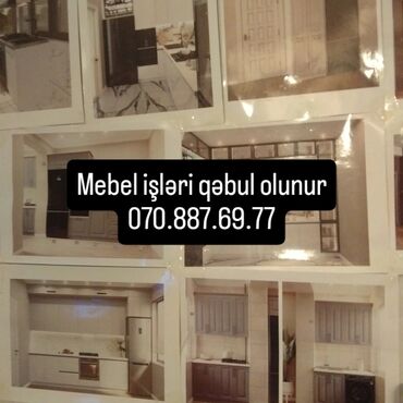 qiz sekili: Sifarişlə mətbəx dəsti, Özü çəkən petlələr, MDF