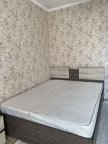Спальный гарнитур, Б/у, Двуспальная кровать, ДСП, Самовывоз, цвет - Коричневый