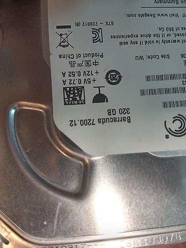 nikon 7200: Seagate Barracuda 7200.12 320 GB daxili sərt disk (HDD) - Model — 2
