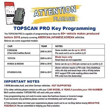 Auto dijagnostika: TOPDON Topscan Pro Bluetooth OBD2 za iOS / Android Dijagnostika svih — 25