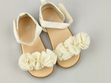 neonowa sukienka h m: Sandałki H&M, 22, Używany