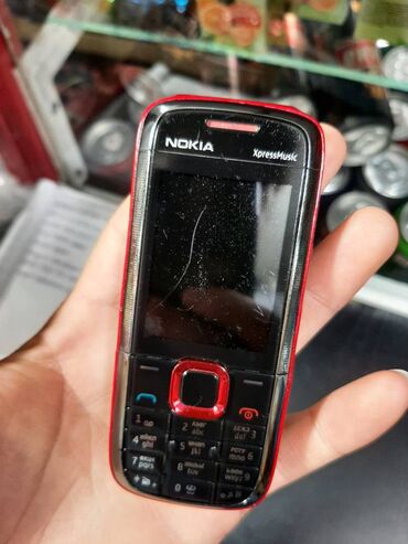 nokia 150: Nokia 5320 Xpressmusic, 2 GB, rəng - Qırmızı, Düyməli