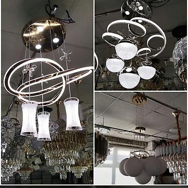 Led Çılçıraq, 4 və daha çox lampa, Metal