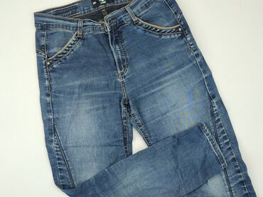 straight blue jeans: Jeansy, S, stan - Dobry